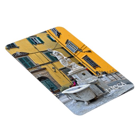 Fontana della Pupporona, Lucca, Italië Magneet (Rechterzijde)