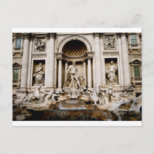 Fontana Di Trevi Briefkaart (Voorkant)