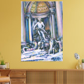 Fontana Di Trevi Canvas Afdruk (Insitu (Woonkamer))
