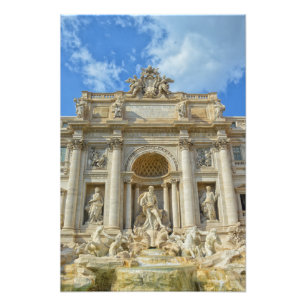 Fontana di Trevi Foto Afdruk