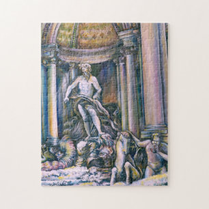 Fontana Di Trevi, Roma, Italië Legpuzzel