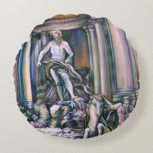 Fontana Di Trevi, Roma, Italië Rond Kussen