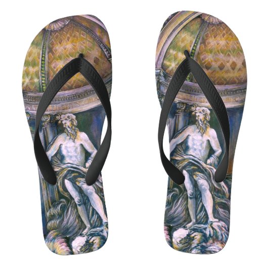 Fontana Di Trevi, Roma Teenslippers (Voetbed)