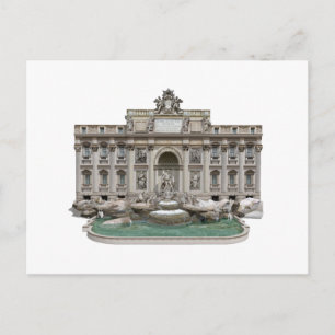 Fontana di Trevi: Trevi Fountain: 3D-model: Briefkaart