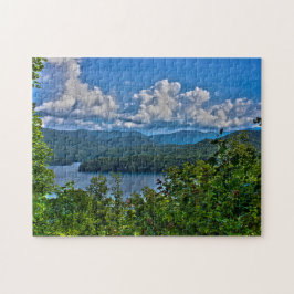 Fontana Lake, Great Smoky Mountains Foto Puzzle Legpuzzel
