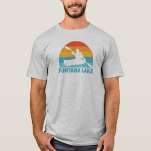 Fontana Lake North Carolina Kayak T-shirt