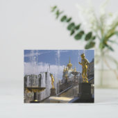 fontans of Petergof, Sint-Petersburg, Rusland Briefkaart (Staand voorkant)