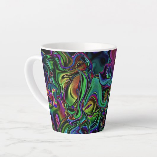 Fonte cérébrale Latte Mug (Angle gauche)