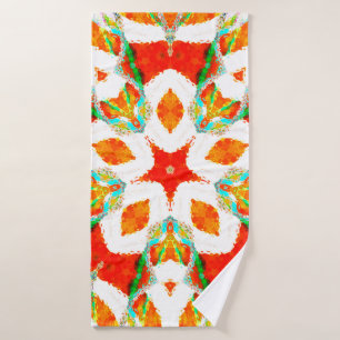 Fonte colorée symétrique motif, céramique