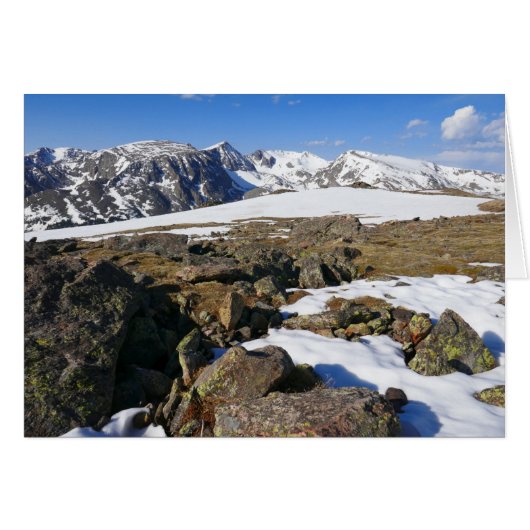 Fonte de neige dans les montagnes Rocheuses (Devant horizontal)