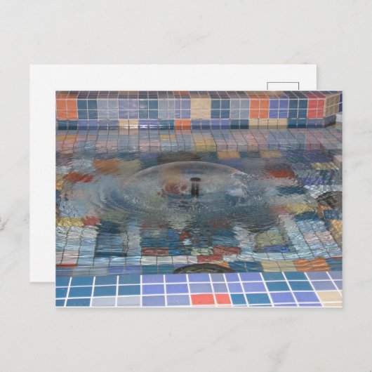 fontein briefkaart (Voorkant / Achterkant)