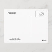 fontein in Barcelona, Spanje Briefkaart (Achterkant)