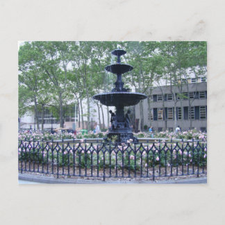 fontein in Borough Hall, Brooklyn Briefkaart