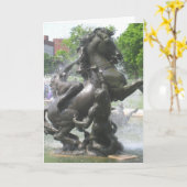 Fontein in de Stad van Kansas Kaart (Gele Bloem)