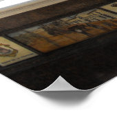 fontein in Marbella, Spanje Poster (Hoek)