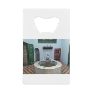 fontein kredietkaart flessenopener