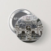 fontein met Neptunstandbeeld in Praag Ronde Button 5,7 Cm (Voorkant /achterkant)