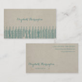 fontein Nibs blauw Visitekaartje (Voorkant / Achterkant)