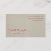  fontein Nibs roze Visitekaartje (Achterkant)