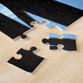 fontein op het meer van Puzzle Legpuzzel (Zijkant)