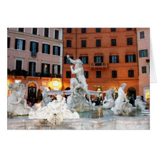 fontein op het Navona-plein