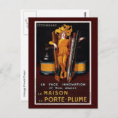  fontein Pen reclame Briefkaart (Voorkant / Achterkant)