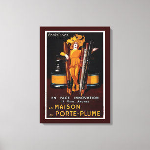  fontein Pen reclame Canvas Afdruk