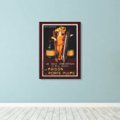 fontein Pen reclame Canvas Afdruk (Insitu (Houten vloer))