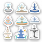 Fontein Stickers (Voorkant)