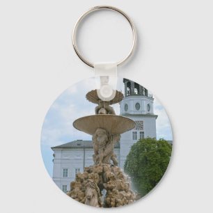 Fontein van de Residentie van Salzburg Sleutelhanger