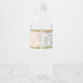 Fontein van Jeugd Oude Wereld Water Bottle Lady Waterfles Etiket (Achterkant)