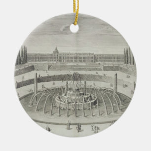 Fontein van Latone te Versailles, 1714, uit 'Les' Keramisch Ornament