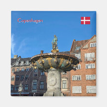 Fontein van Liefdadigheid in Kopenhagen, Denemarke