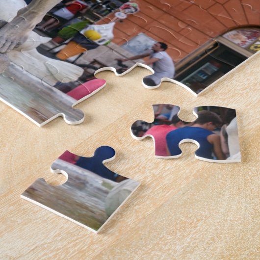 Fontein van Neptunus op het Piazza Navona - Rome Legpuzzel (Zijkant)