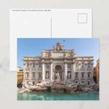 Fontein van Trevi vroeg in de ochtend - Rome, Ital