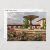 Fonteinen en Rozen Welkom bij Unity Village Briefkaart (Voorkant / Achterkant)