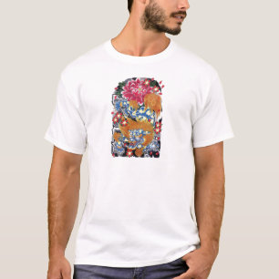 Foo & Sakura Japans Tattoo Design T-shirt