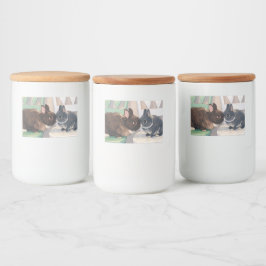 Food and Beverage Label Set Voedselcontainer Etiket