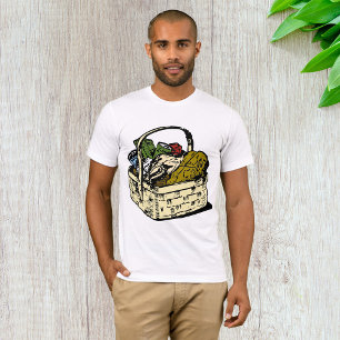 Food Basket Mannen T-shirt