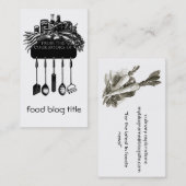 Food Blog Visitekaartje (Voorkant / Achterkant)