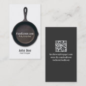 Food Blog Visitekaartje (Voorkant / Achterkant)