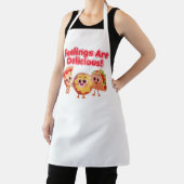Food Cartoon Apron – Fun Kitchen Cooking Gift Schort (Insitu)