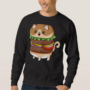 Food Cat Burger Trui