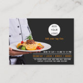 Food Catering Restaurant Zakelijk Visitekaartje (Voorkant)