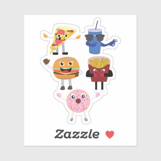 Food Characters Sticker (Vel)