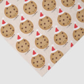 Food Chocolate Chip Cookie Santa Hats Kerstmis Tissuepapier (Detail)