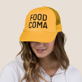 FOOD COMA slogan trucker hat Trucker Pet (In situ)