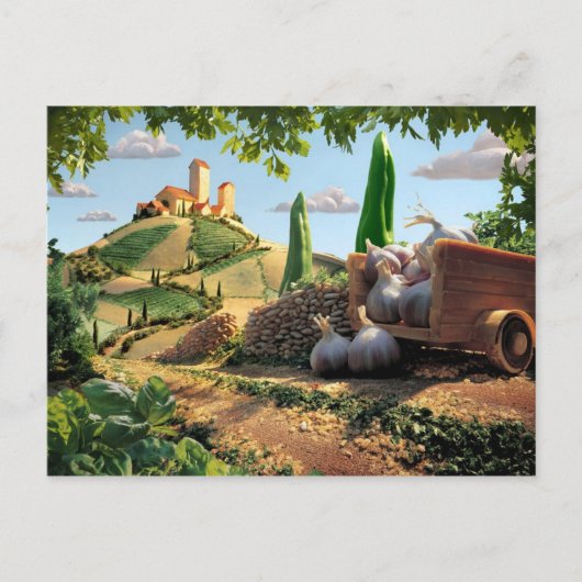 Food Country Scene Briefkaart (Voorkant)