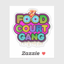 Food Court Gang Logo Sticker