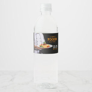 Food Festival Catering Restaurant Zakelijk Waterfles Etiket